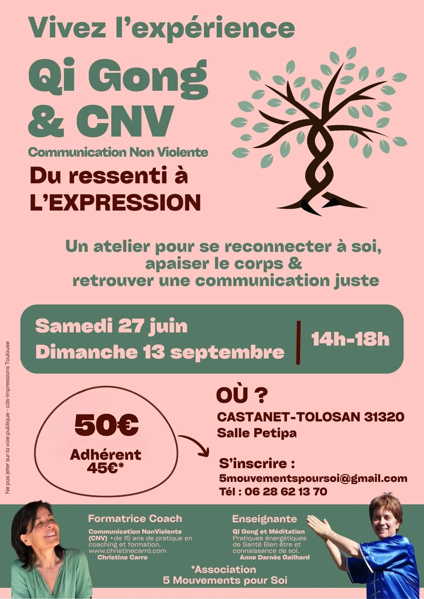 Atelier Qi Gong et Communication Non Violente : du ressenti à l&rsquo;expression – le samedi 27 juin 2026
